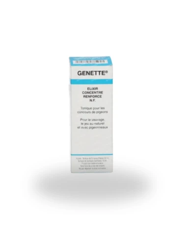 Tonico energizante GENETTE ELIXIR 60 ml para palomas